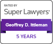 Rated by Super Lawyers | Geoffrey D. Ittleman | 5 Years